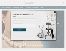 Tablet Screenshot of janeojewels.com